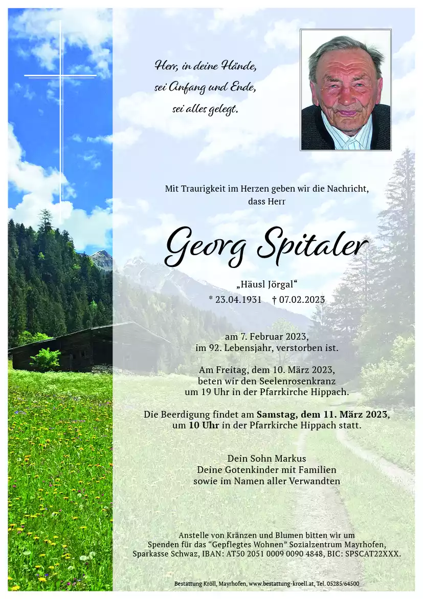 Parte von Georg Spitaler